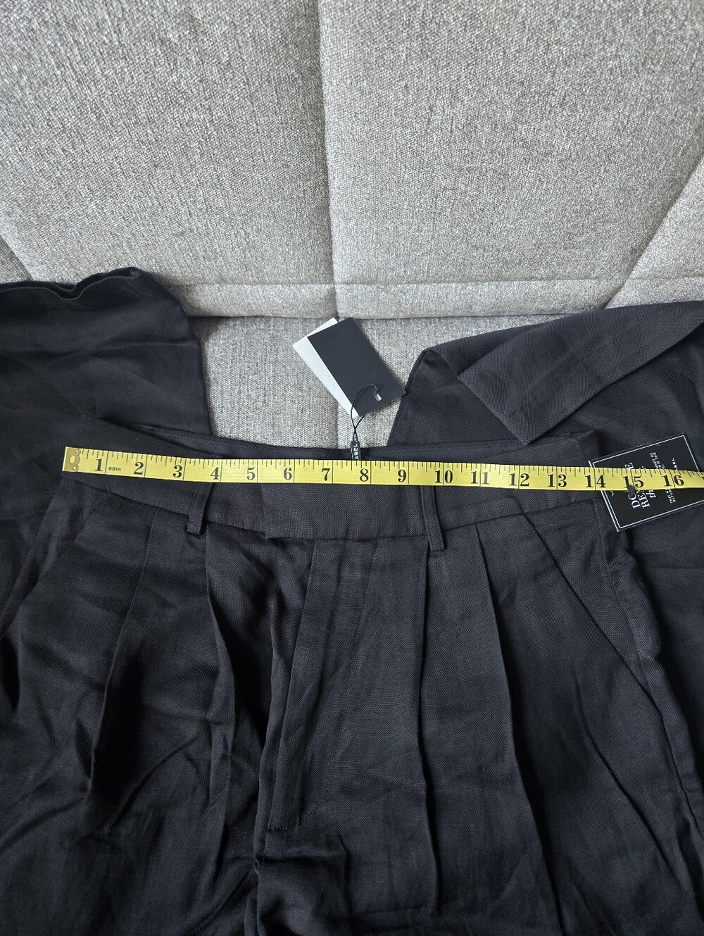 JLUXLABEL | Pleated Linen-Blend Trousers Size S - Picture 10 of 14